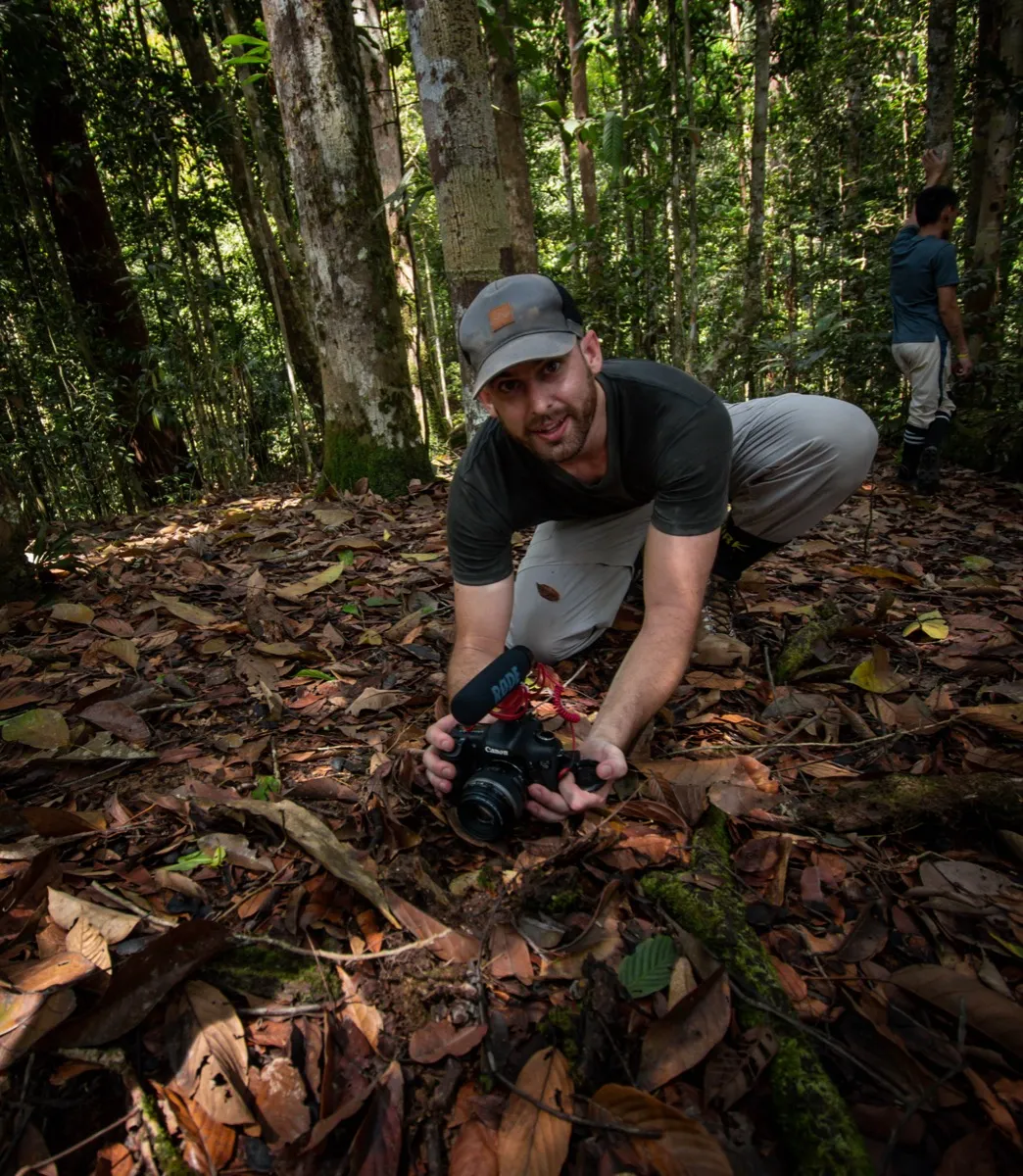 Nick Royal in the Maliau Basin, Borneo